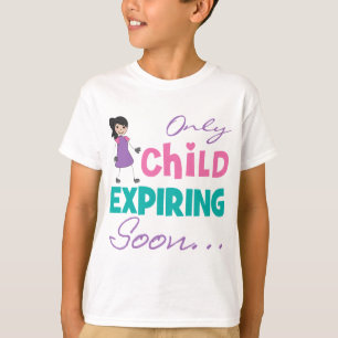 子どもだけが間もなく期限切れに Tシャツ