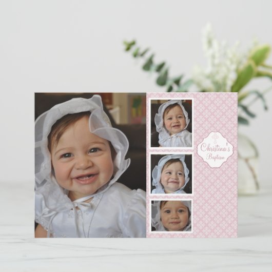 子どもだましの宗教写真の招待状 招待状 (スタンド正面)