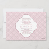 子どもだましの宗教写真の招待状 招待状 (裏面)