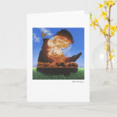 子どもだまし カード (黄色い花)