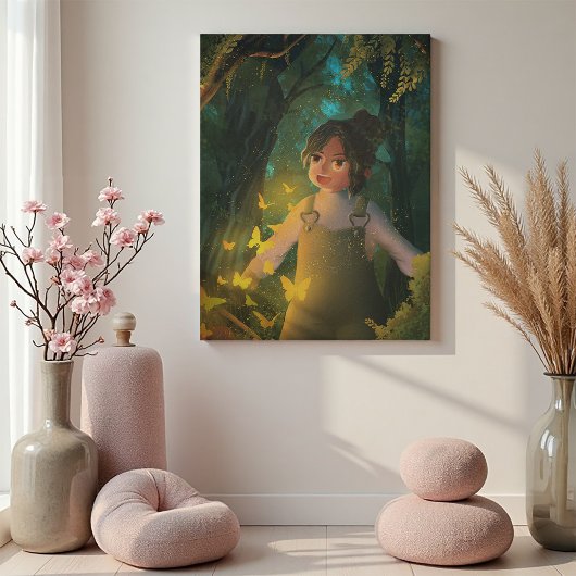 子どもっぽい火花 キャンバスプリント