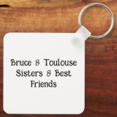 子どもっぽい猫 キーホルダー (裏面)