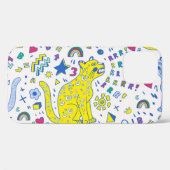 子どもっぽい虎と虹の模様 Case-Mate iPhoneケース (裏面 (横))