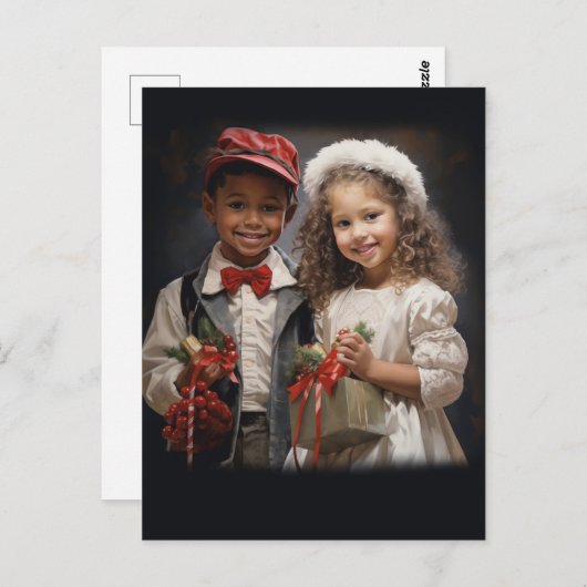 子どもとカップルを愛する ポストカード (正面/裏面)