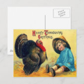 子どもとトルコ ポストカード (正面/裏面)