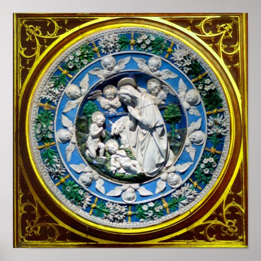 子どもと天使がいるマドンナ ポスター (正面)