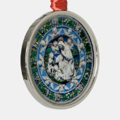 子どもと天使がいるマドンナ メタルオーナメント (右)