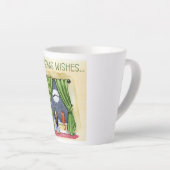 子どもと子ネコちゃんクリスマス|過去記事 カフェラテマグ (右アングル)