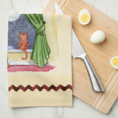 子どもと子ネコちゃんクリスマス|過去記事 キッチンタオル (四つ折り)