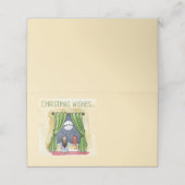 子どもと子ネコちゃんクリスマス|過去記事 プレイスカード (外部開封)