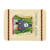 子どもと子ネコちゃんクリスマス|過去記事 マグネット (横)