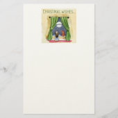 子どもと子ネコちゃんクリスマス|過去記事 便箋 (正面)