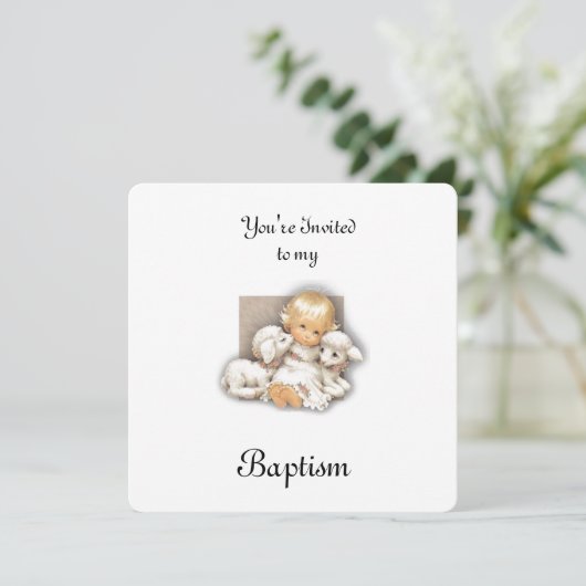 子どもと子羊 招待状 (スタンド正面)