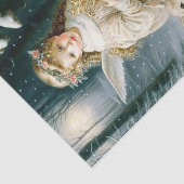 子どもと子鹿のクリスマス 薄葉紙 (詳細)