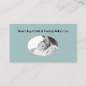 子どもと家族の養子縁組テーマ 名刺 (正面)