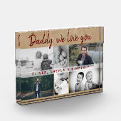 子どもと家族を持つ父のパパ父の日6 フォトブロック (左)