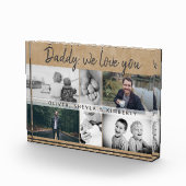 子どもと家族を持つ父のパパ父の日6 フォトブロック (右)