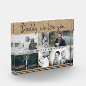 子どもと家族を持つ父のパパ父の日6 フォトブロック (左)