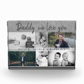 子どもと家族を持つ父のパパ父の日6 フォトブロック (正面)