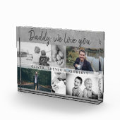 子どもと家族を持つ父のパパ父の日6 フォトブロック (右)