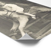 子どもと木馬 ポスター (角)