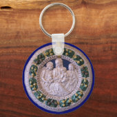子どもと聖人を持つヴァージン キーホルダー (正面)