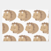 子どもにかわいい恐竜 ラッピングペーパーシート (正面3)