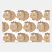 子どもにかわいい恐竜 ラッピングペーパーシート (正面2)