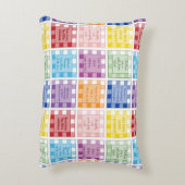 子どもについてのギンガムバイブルの聖句アクセント枕 アクセントクッション (裏面(縦))