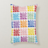 子どもについてのギンガムバイブルの聖句アクセント枕 アクセントクッション (正面(垂直))