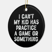 子どもには遊びの練習ができぬ セラミックオーナメント (左)