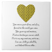 子どもに対する恋愛状 タイル (正面)