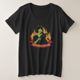 子どものいないキャットレディークラブ – プラスサイズTシャツ