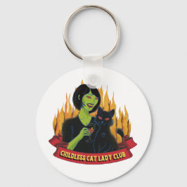 子どものいないキャットレディークラブ – Keychain キーホルダー