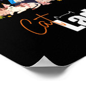 子どものいないキャットレディータンクトップ ポスター (角)