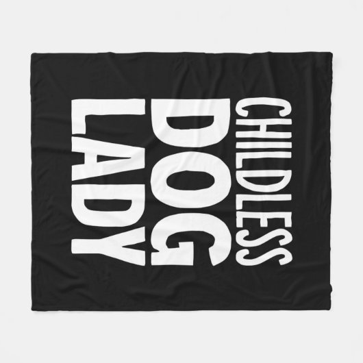 子どものいない猫の女性おもしろい投票2024 フリースブランケット (正面(横))