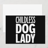 子どものいない猫の女性おもしろい投票2024 招待状 (正面/裏面)