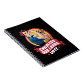 子どものいない猫の女性投票ドッグザ・リベッター・ドッグ ノートブック (右側)