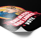 子どものいない猫の女性投票ドッグザ・リベッター・ドッグ フォトプリント            (角)