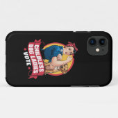 子どものいない猫の女性投票ドッグザ・リベッター・ドッグ Case-Mate iPhoneケース (裏面(横))