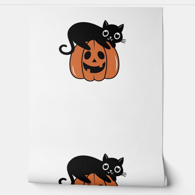 子どものいない猫クラシック魔女Tシャツ 壁紙 (ほどく)