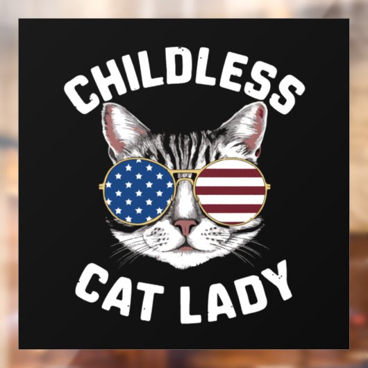 子どものいない猫レディーカマラハリス2024 ウィンドウサイン (シート2)