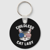 子どものいない猫レディーカマラハリス2024 キーホルダー (裏面)