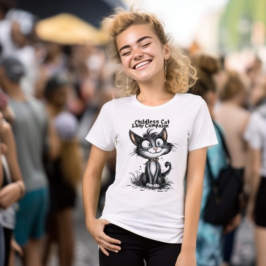 子どものいない猫レディーキャンペーン トライブレンドTシャツ