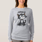 子どものいない猫レディーキャンペーン Tシャツ (正面)