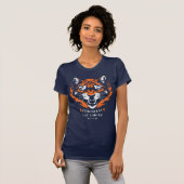 子どものいない猫レディース Tシャツ (正面フル)