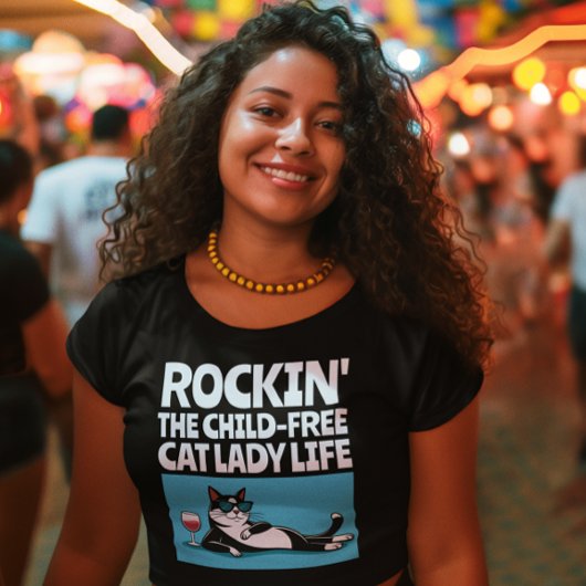 子どものいない猫レディースTシャツ Tシャツ