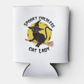 子どものいない猫レディーハロウィン不気味の魔女選挙 缶クーラー (正面)
