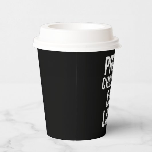 子どものいない猫レディ猫ママ女性猫レディ 紙コップ (右)