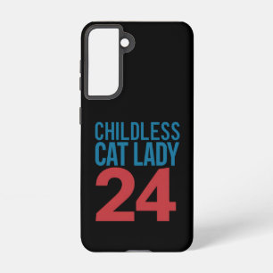 子どものいない猫好きの女性、有権者として2024年アメリカ合衆国選挙に参加する SAMSUNG GALAXY S21ケース